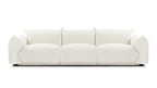 Marenco three seater sofa in modern Italian design with plush cushions and a robust frame.