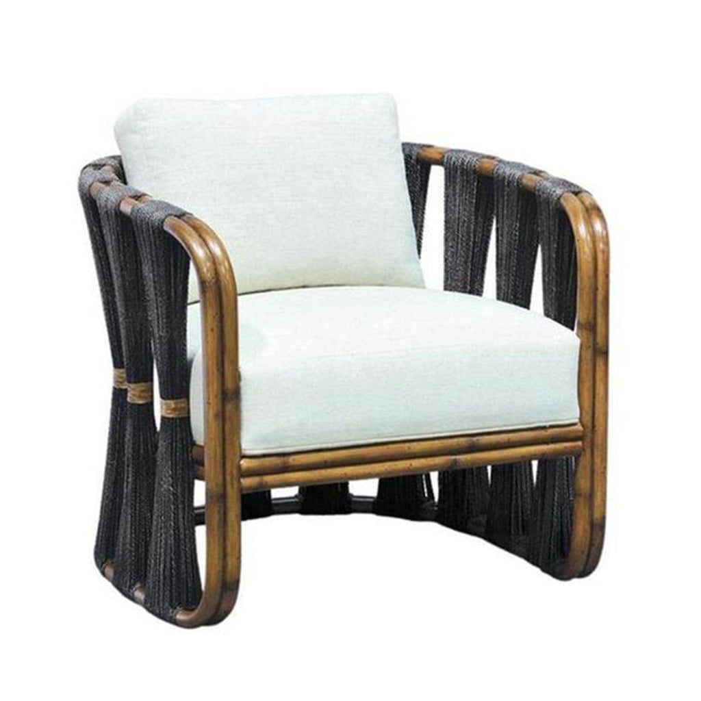Strings Attached Lounge Chair - Coastal Rattan & Abaca Rope