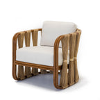 Strings Attached Lounge Chair - Coastal Rattan & Abaca Rope