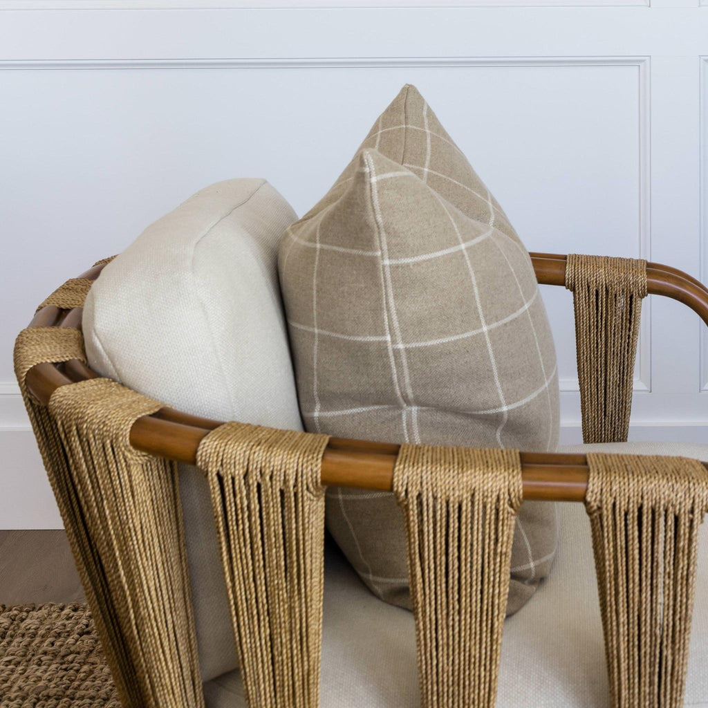 Strings Attached Lounge Chair - Coastal Rattan & Abaca Rope