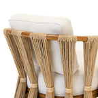 Strings Attached Lounge Chair - Coastal Rattan & Abaca Rope