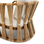 Strings Attached Lounge Chair - Coastal Rattan & Abaca Rope