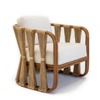 Strings Attached Lounge Chair - Coastal Rattan & Abaca Rope