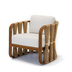 Strings Attached Lounge Chair - Coastal Rattan & Abaca Rope