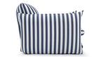Hoxton Indoor/Outdoor Navy Stripe Lounge Chair