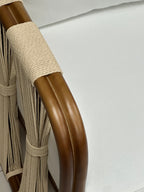 Strings Attached Lounge Chair - Coastal Rattan & Abaca Rope