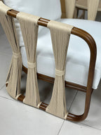 Strings Attached Lounge Chair - Coastal Rattan & Abaca Rope