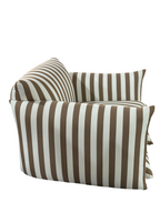 Hoxton Indoor/Outdoor Navy Stripe Lounge Chair