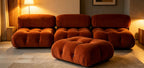 Mario Bellini-Inspired Sofa & Ottoman Set
