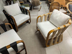 Strings Attached Lounge Chair - Coastal Rattan & Abaca Rope
