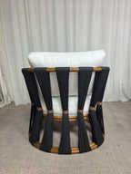 Strings Attached Lounge Chair - Coastal Rattan & Abaca Rope