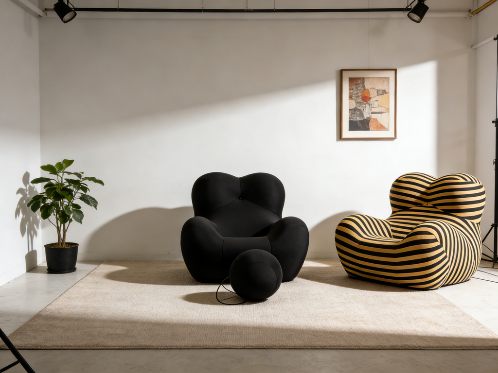 Fun Heart-Shaped Kids/Adult Armchair