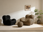 La Mamma Up 5 Replica Chair Fabric Detail - Soft Upholstered Gaetano Pesce Iconic Seating